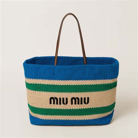 miu miu woven tote|Leather and Woven Designer Tote Bags For Women .